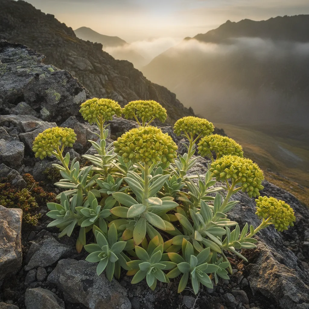 Rhodiola rosea plant